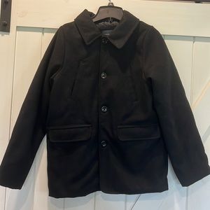 Black dress pea coat so 14-16